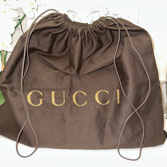 Gucci Large Jockey Canvas Hobo in Beige (cream/tan) - Picture 14 of 14